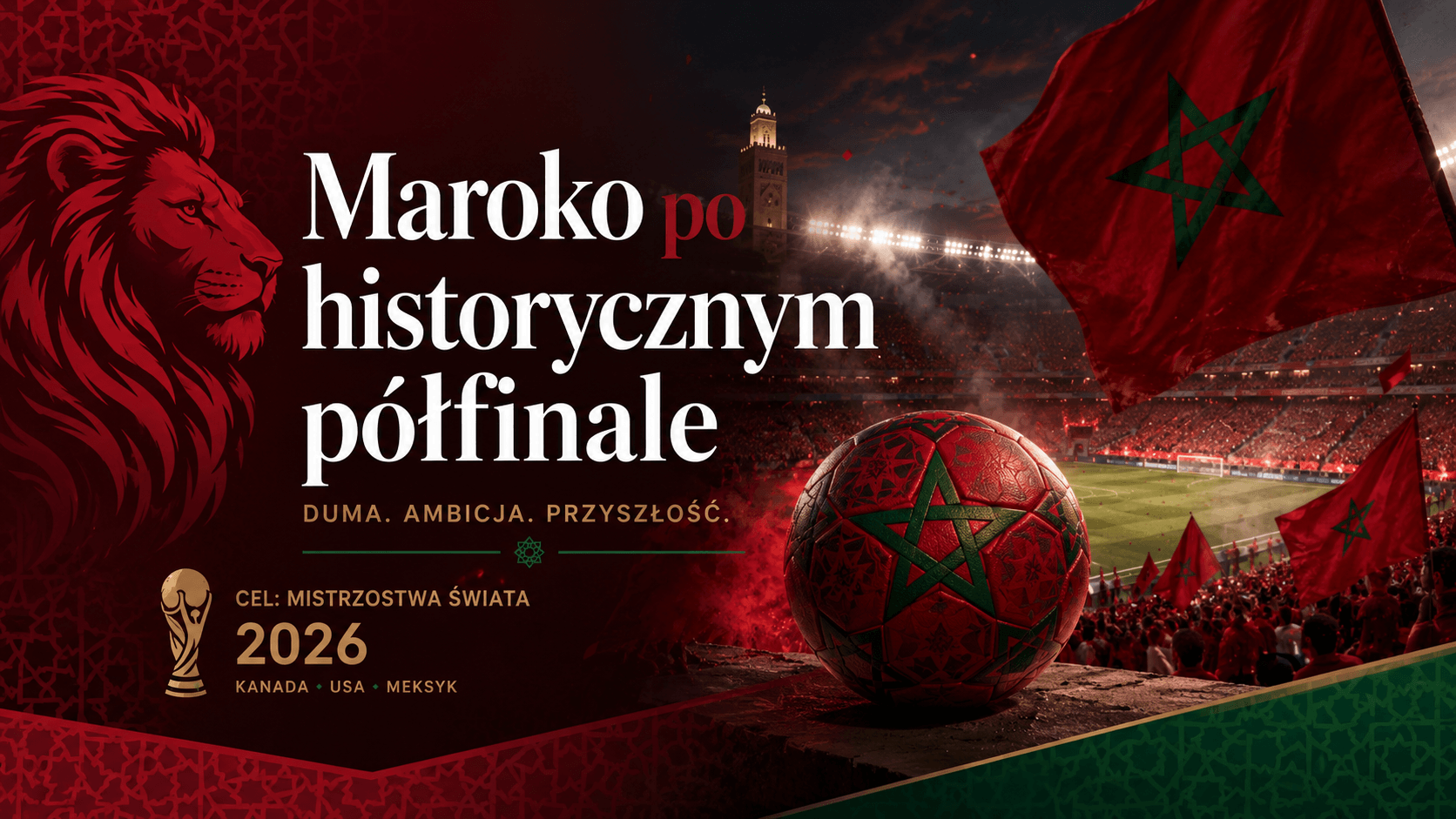 Po historycznym półfinale. Czy Maroko stać na kolejny wielki mundial?